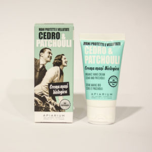 Crema Mani Bio Cedro e Patchouli -Linea Apiarum-Bio Natural Cosmetics|Erboristeria Frate Vento