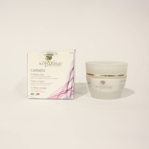 Crema Viso Carmen anti Couperose - LineaArganiae-Huile D'Argane | Erboristeria Frate Vento