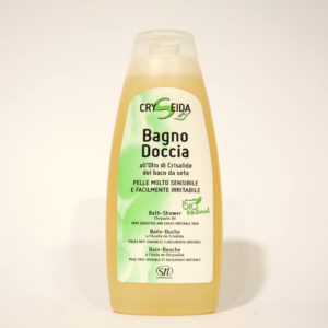 Bagno Doccia Pelli molto sensibili con Olio di Crisalide di Baco da Seta - Linea Cryseida | Erboristeria Frate Vento